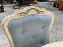 Load image into Gallery viewer, Louis XV dining room table with four chairs.
